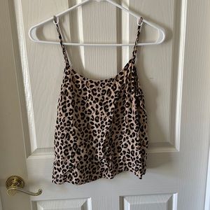 Cheetah tank top